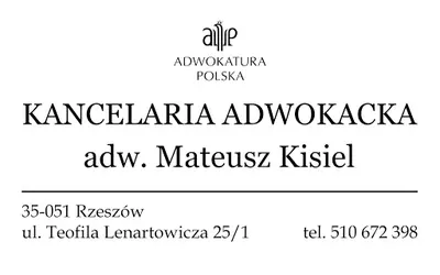 Kancelaria Radcy Prawnego Mateusz Kisiel